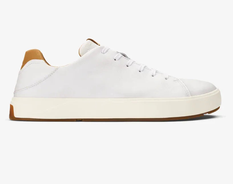 Olukai Men Lae‘ahi Lī ‘Ili Sneakers Waterproof Outdoor Shoe-White