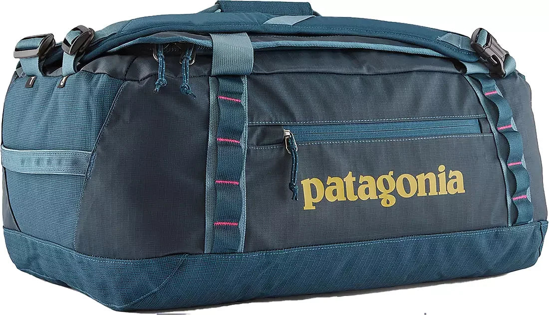 Patagonia Black Hole 40L Duffle Waterproof Carry Outdoor Bag- Blue