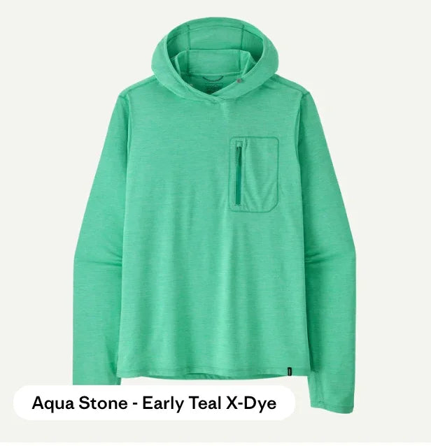  Patagonia Capilene® Cool Sun Hoody Activewear- Green