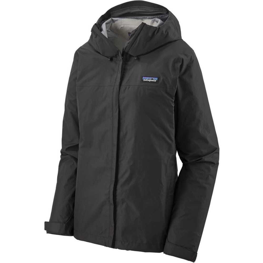 Patagonia Women Waterproof Rain Jacket Torrentshell 3L- Black Jacket