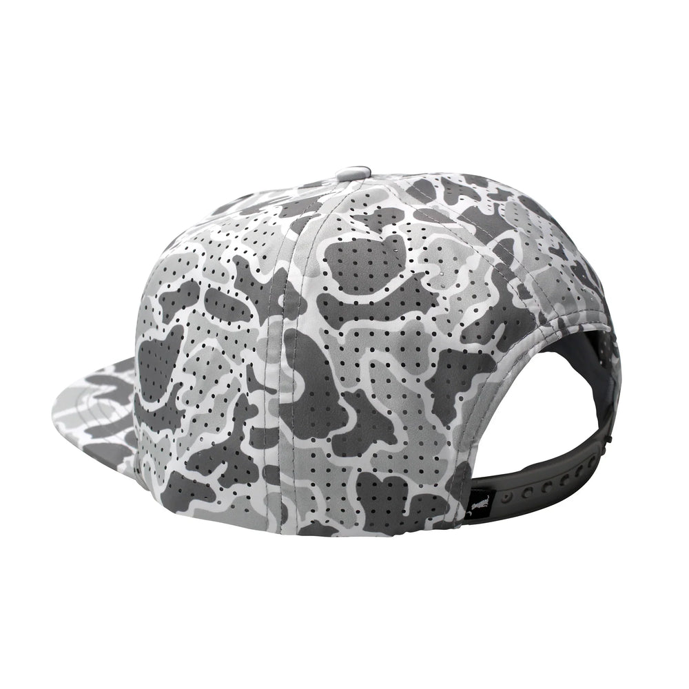 Local Boy Perforated Low Profile Rope Hat White Camo