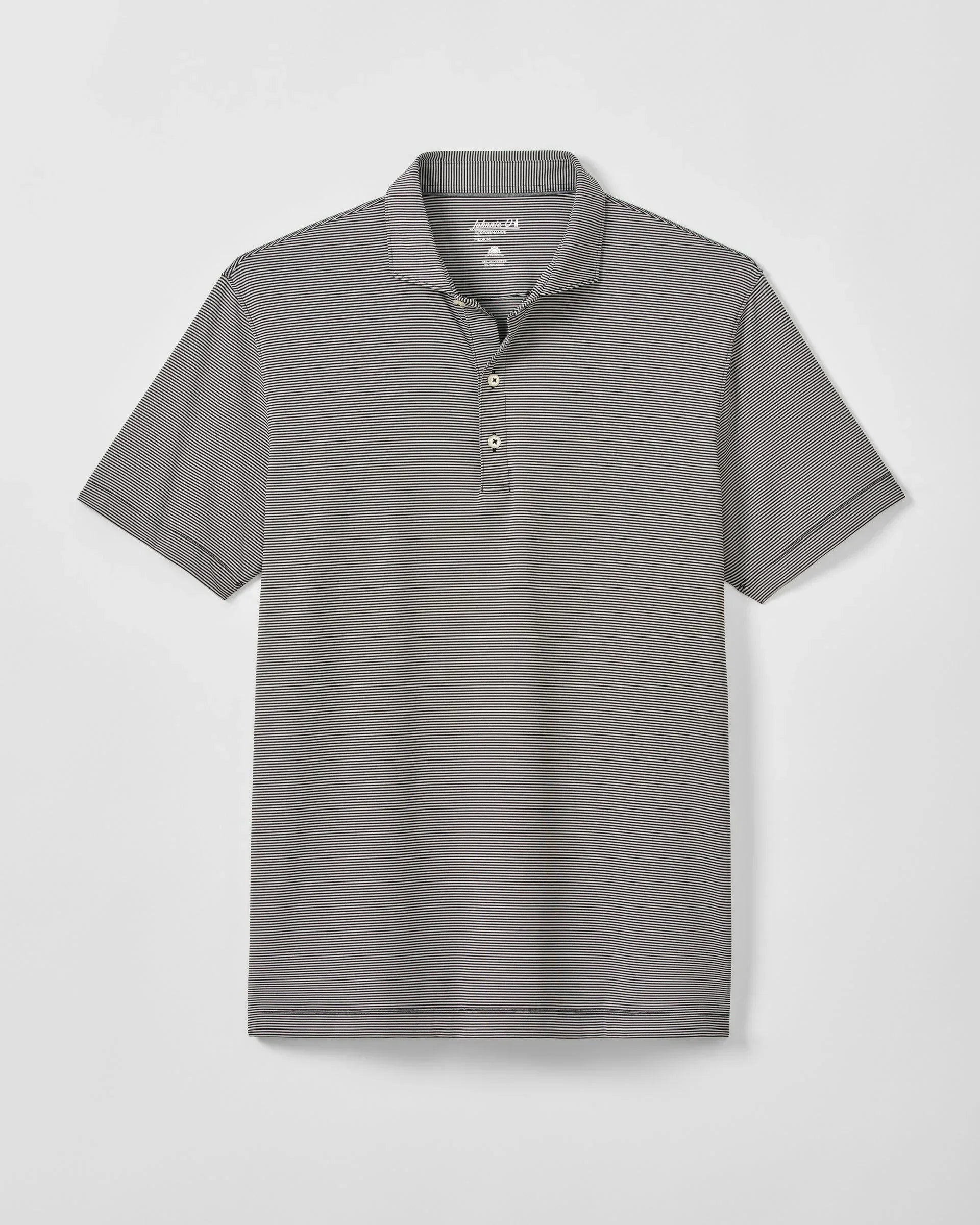 Johnnie-O Men's Performance Jersey Polo Lyndonn Stripe