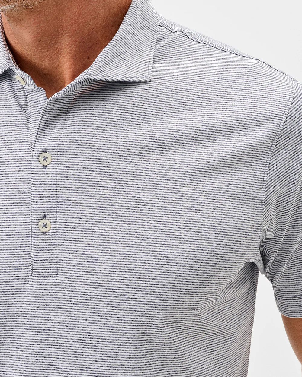 Johnnie-O Performance Jersey Polo - Lyndonn Stripe