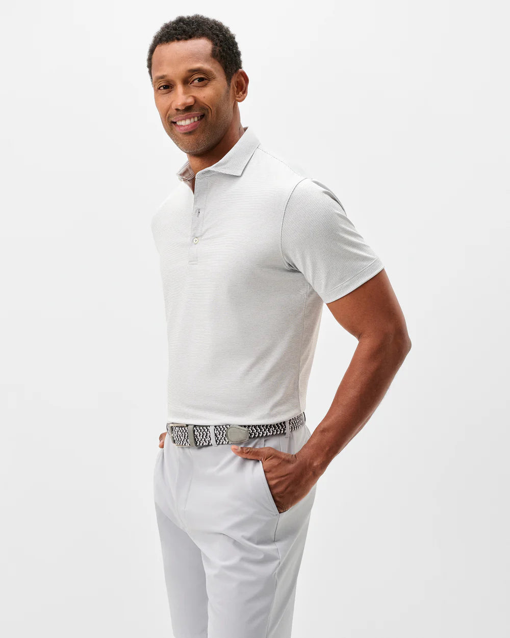 Johnnie-O Performance Jersey Polo - Lyndonn Stripe