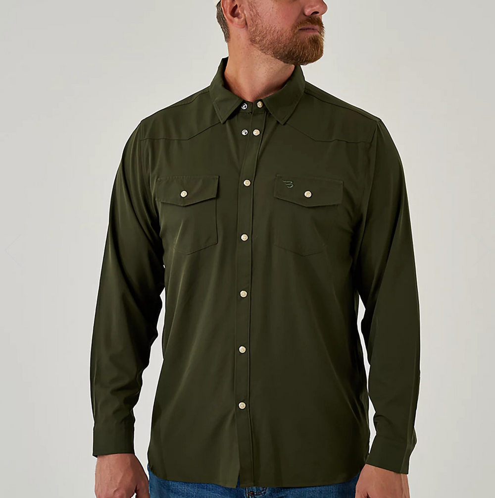 Burlebo LS Performance Western Shirt