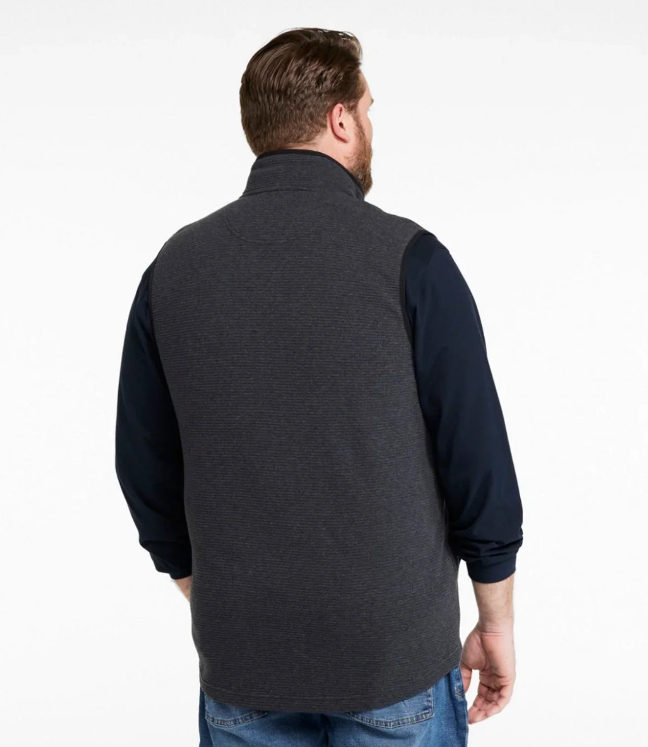 LL Bean Men's Lakewashed Double-Knit Vest