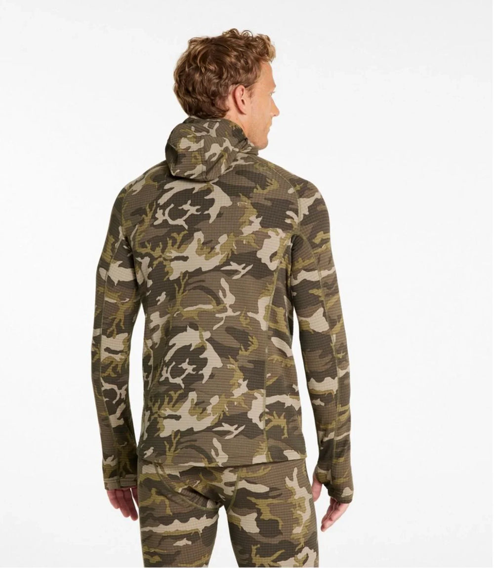 LL Bean Synthetic Base Layer LS Hoodie Heavyweight
