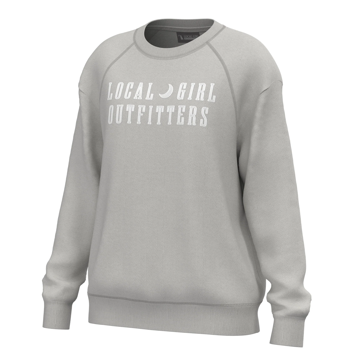 Local Girl Moon Cotton Crewneck