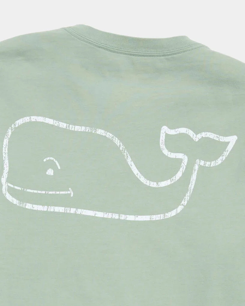 Vineyard Vines Vintage Whale Long-Sleeve Pocket Tee