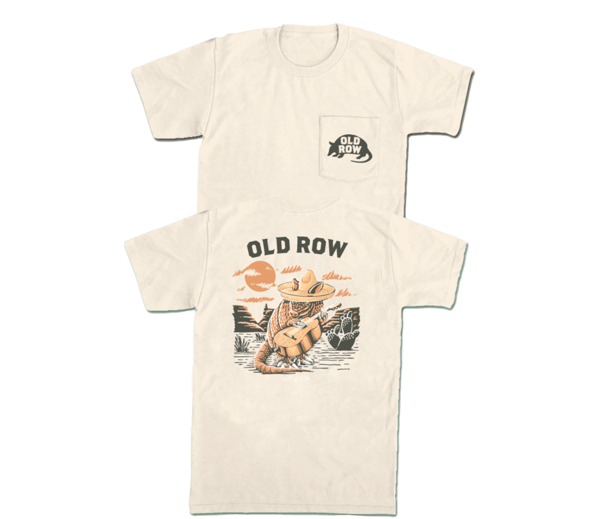 Old Row The Armadillo Guitar Tee