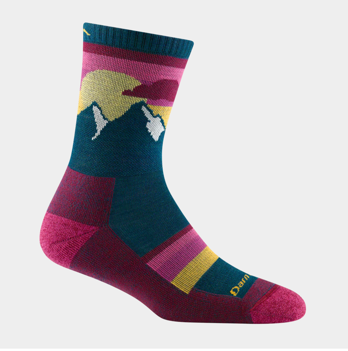Darn Tough Women's Sunset Ledge Micro Crew Lightweight Hiking Socks