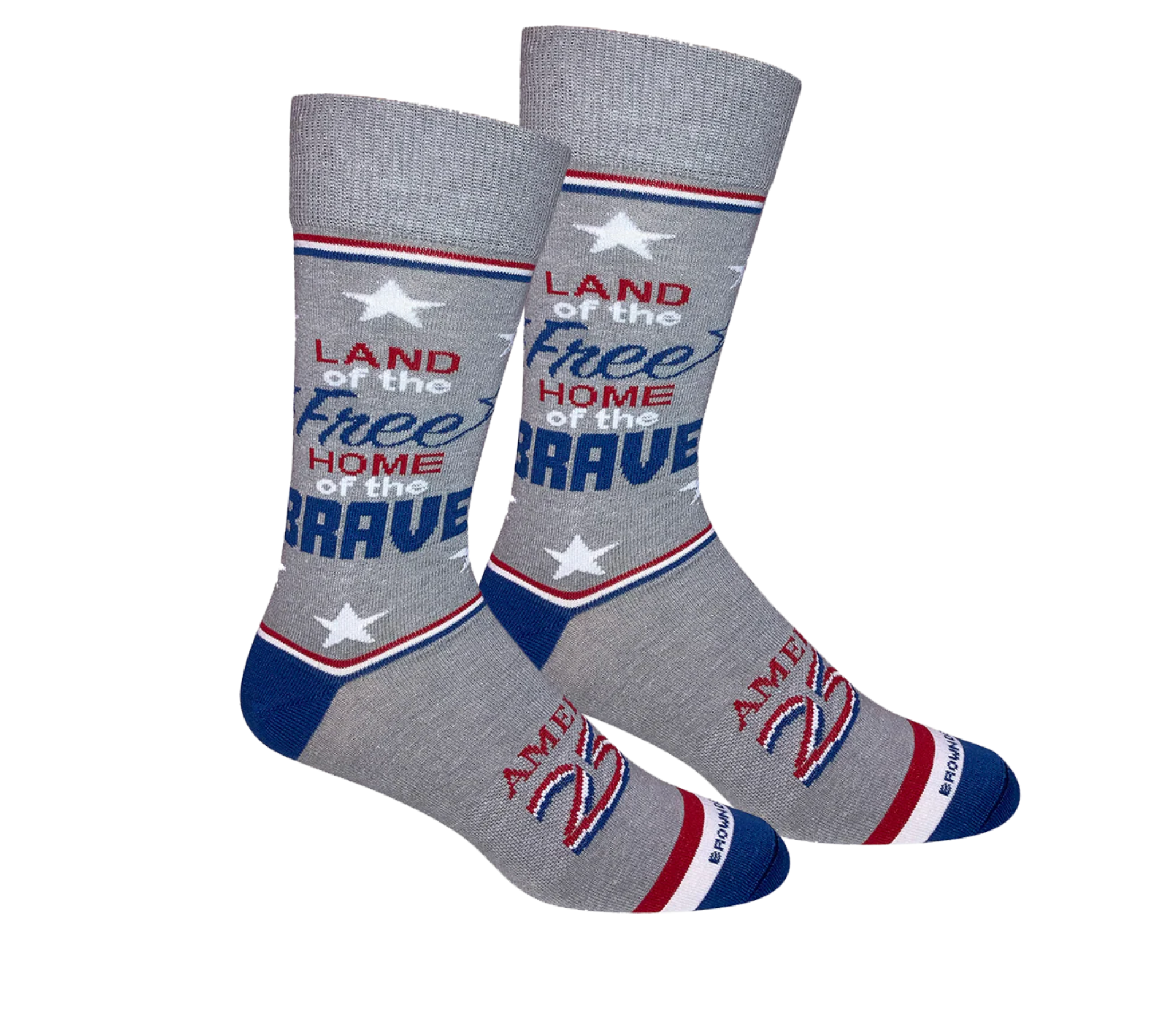 Brown Dog Socks American 250 Celebration Free & Brave
