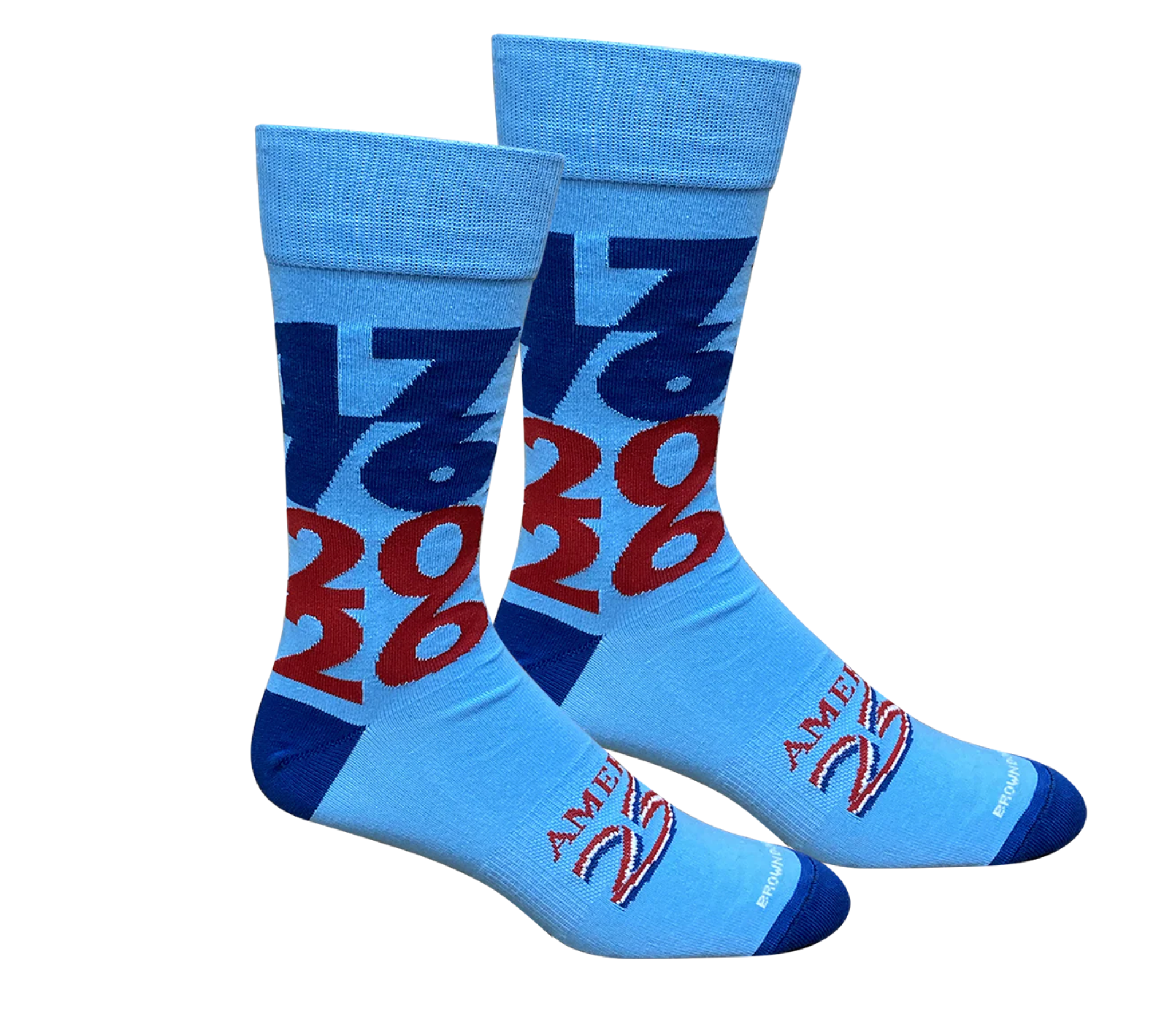 Brown Dog Socks American 250 Celebration Big Dates