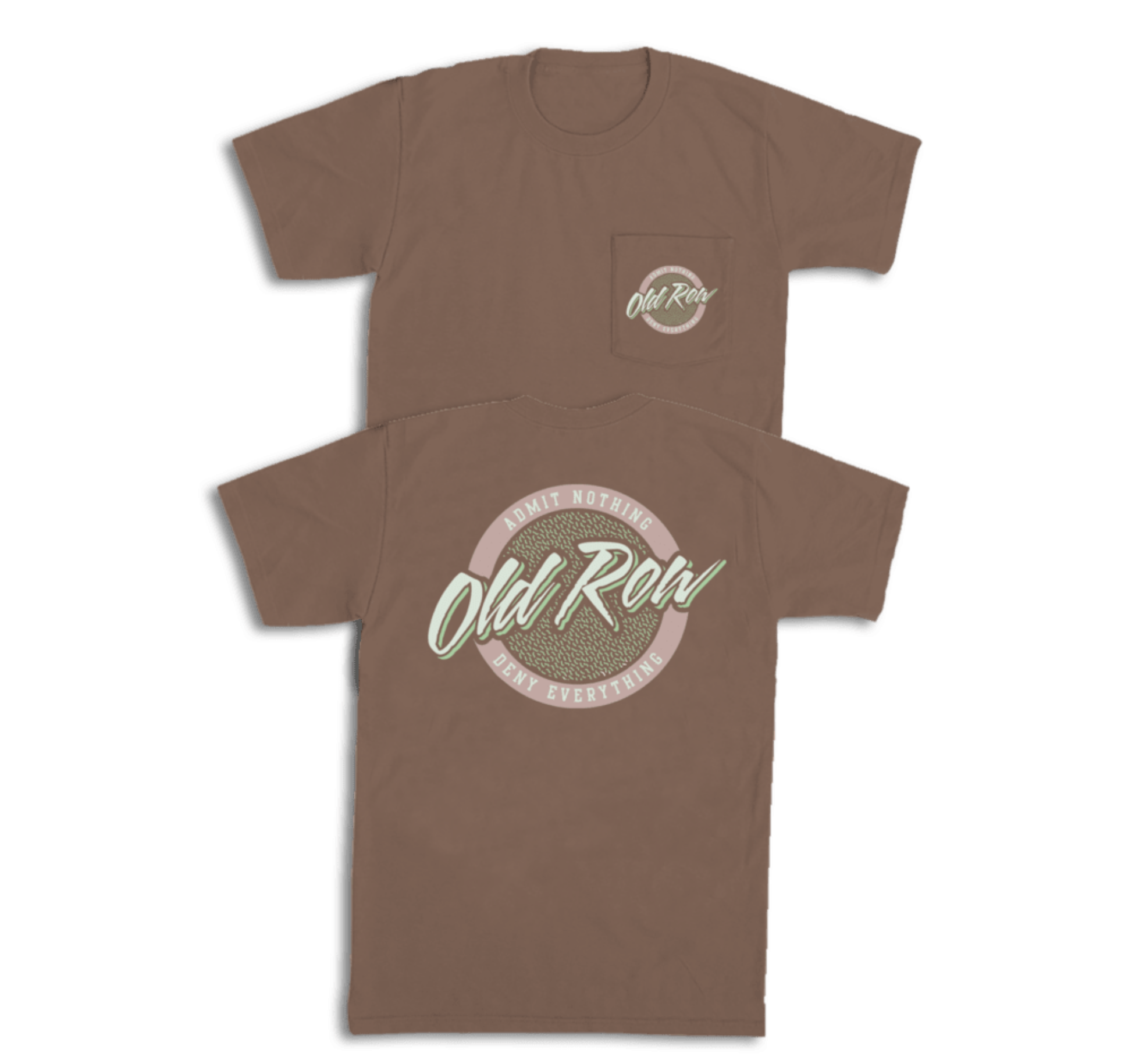 Old Row Circle Pocket Tee