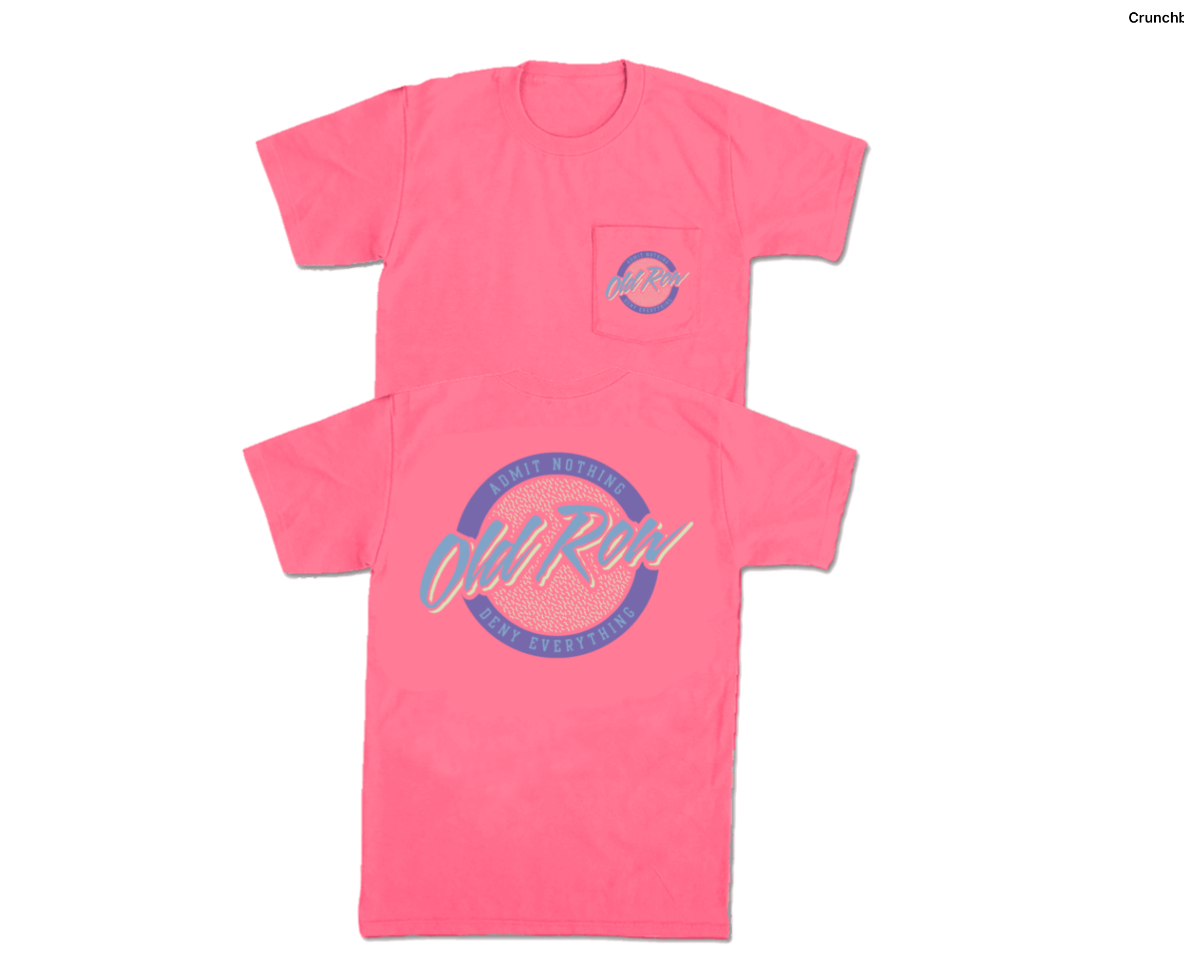 Old Row Circle Pocket Tee