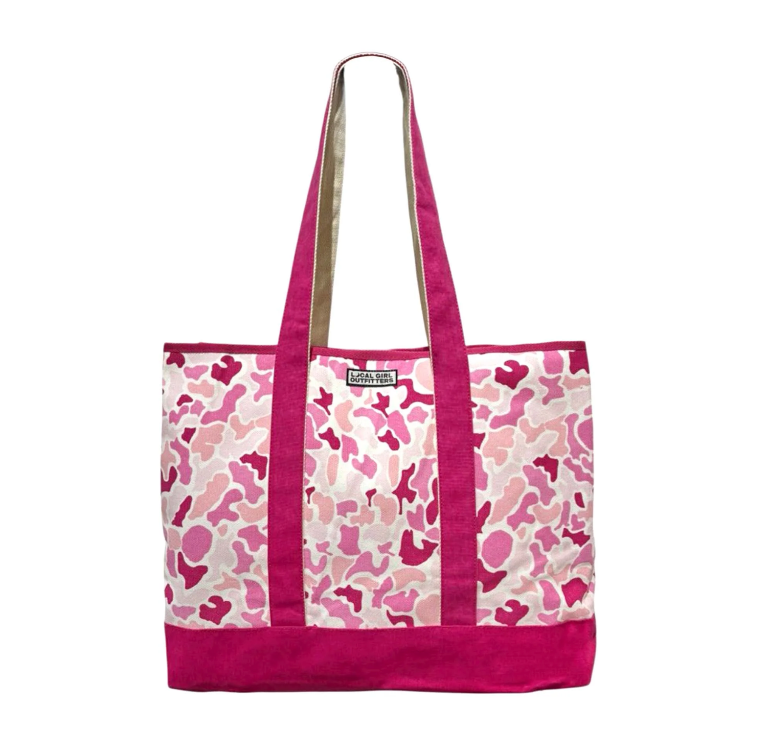 Local Girl Tote Pink Camo