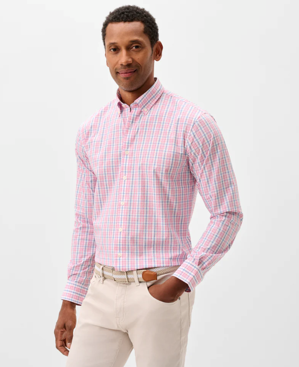 Johnnie O Everyday Performance Button Down Shirt - Tinsley