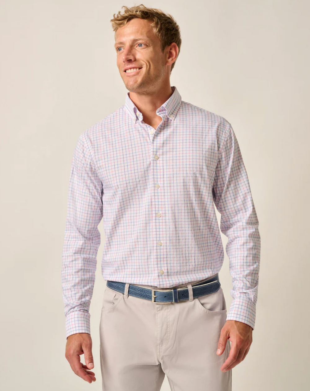 Johnnie O Everyday Performance Button Down Shirt - Paddock