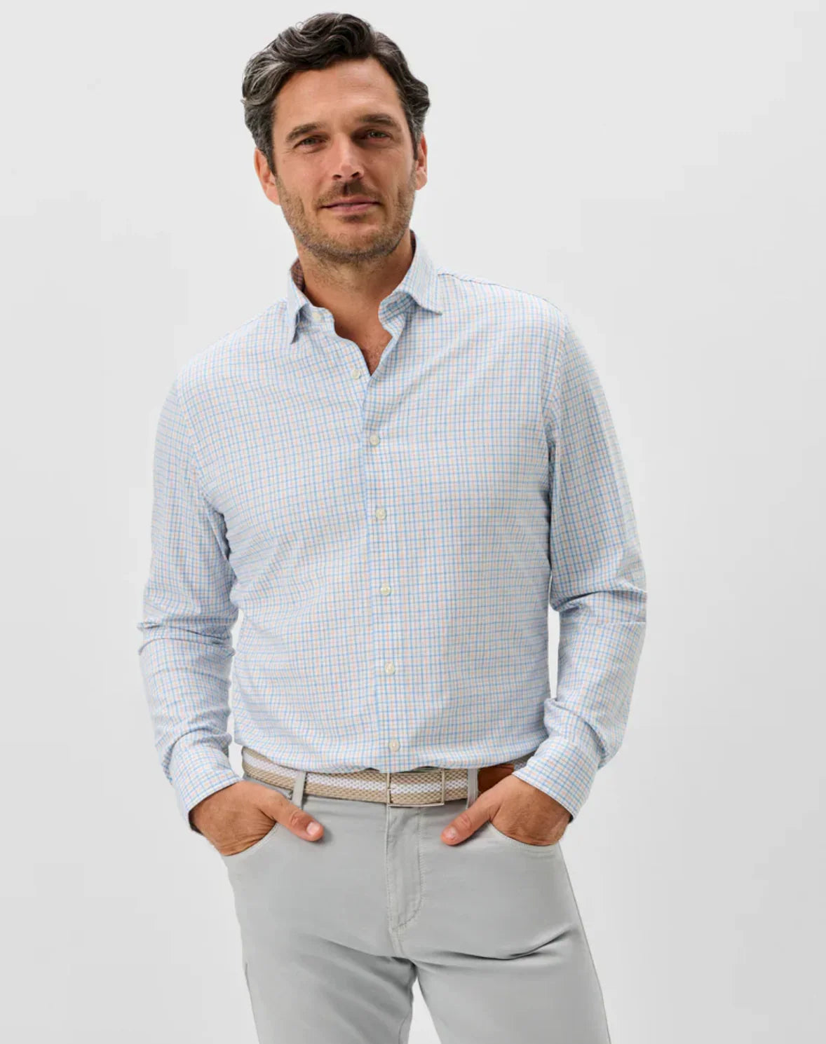 Johnnie O Everyday Performance Button Down Shirt - Briney