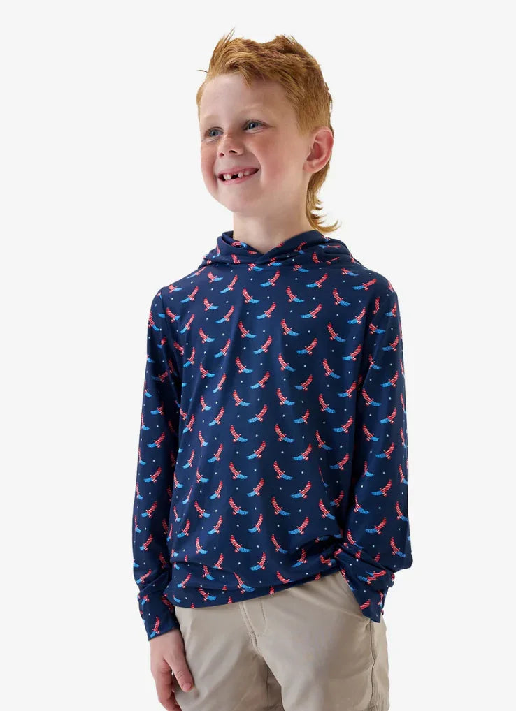 Burlebo Youth Performance Hoodie - Vintage Camo