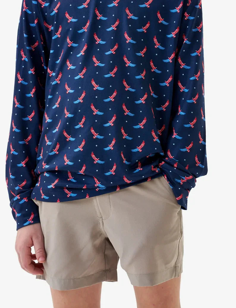 Burlebo Youth Performance Hoodie - Vintage Camo