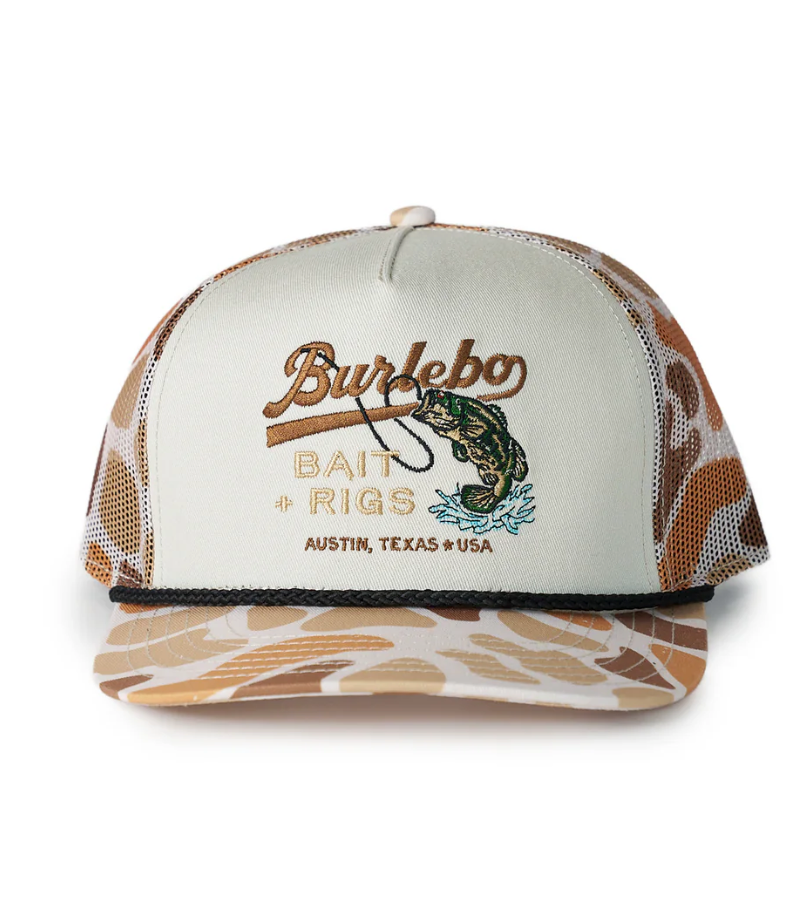 Burlebo Cap - Bait & Rigs - Camo Mesh