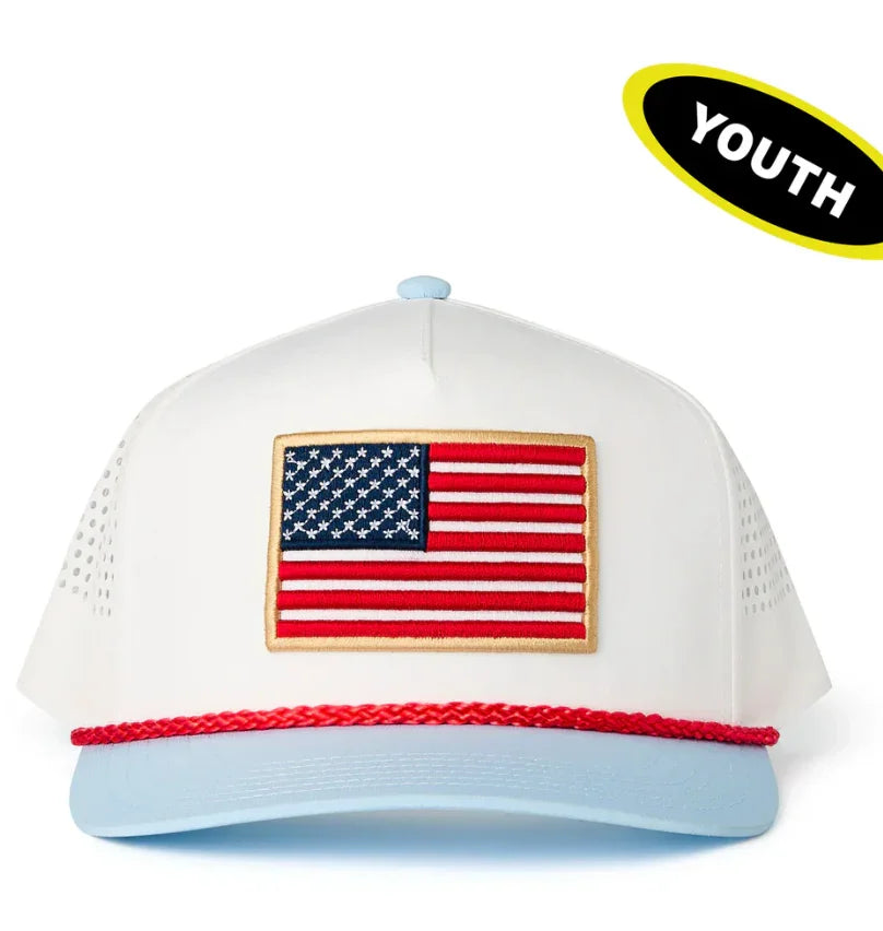 Burlebo 32Youth Performance Cap - Old Glory