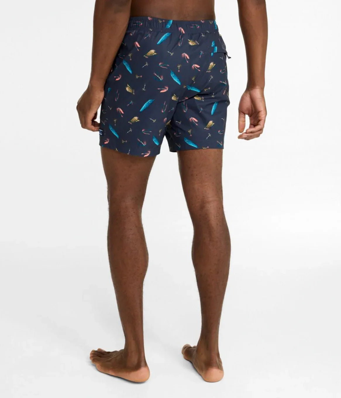 LL Bean Men's Vacationland Stretch Swim Trunks, Print, 6"
