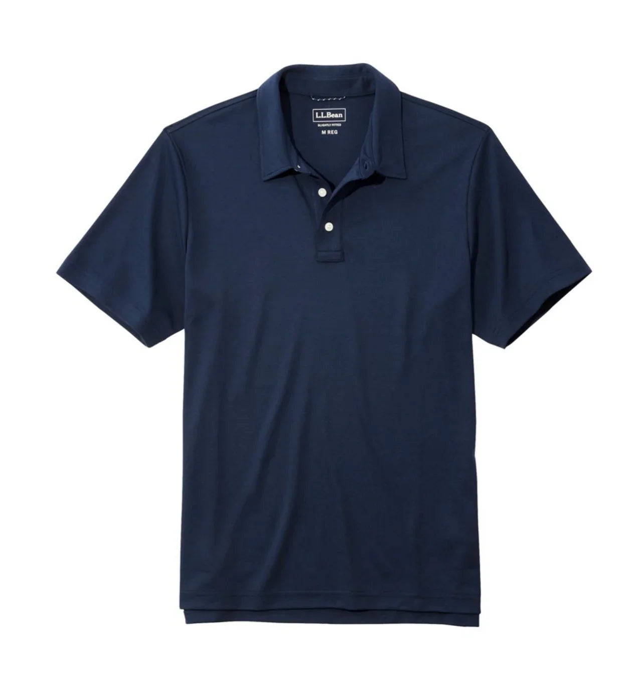 LL Bean Men's Comfort Stretch Performance® Polo, Short-Sleeve, Slightly Fitted