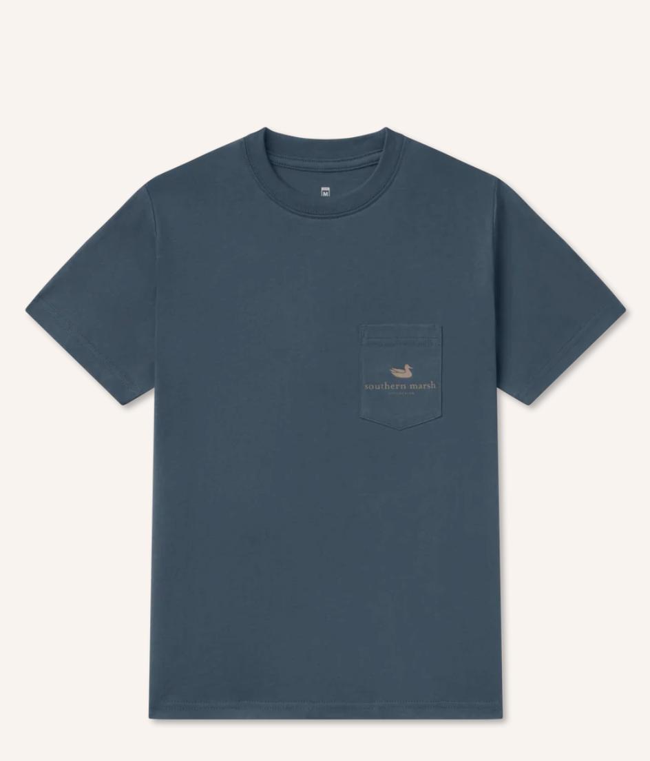 Southern Marsh Youth Camo Bass SS Tee
