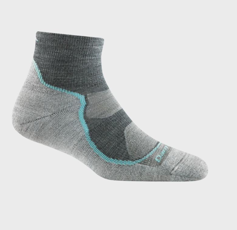 Darn Tough Women's Light Hiker Quarter Lightweight Hiking Socks