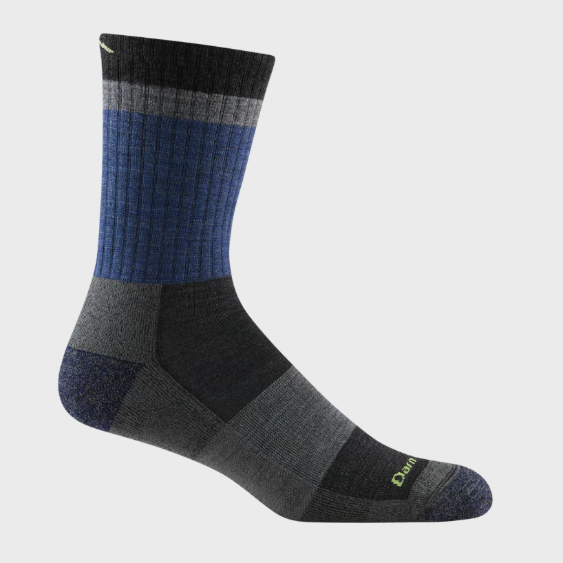 Darn Tough Men's Heady Stripe Micro Crew Lightweight Hiking Socks