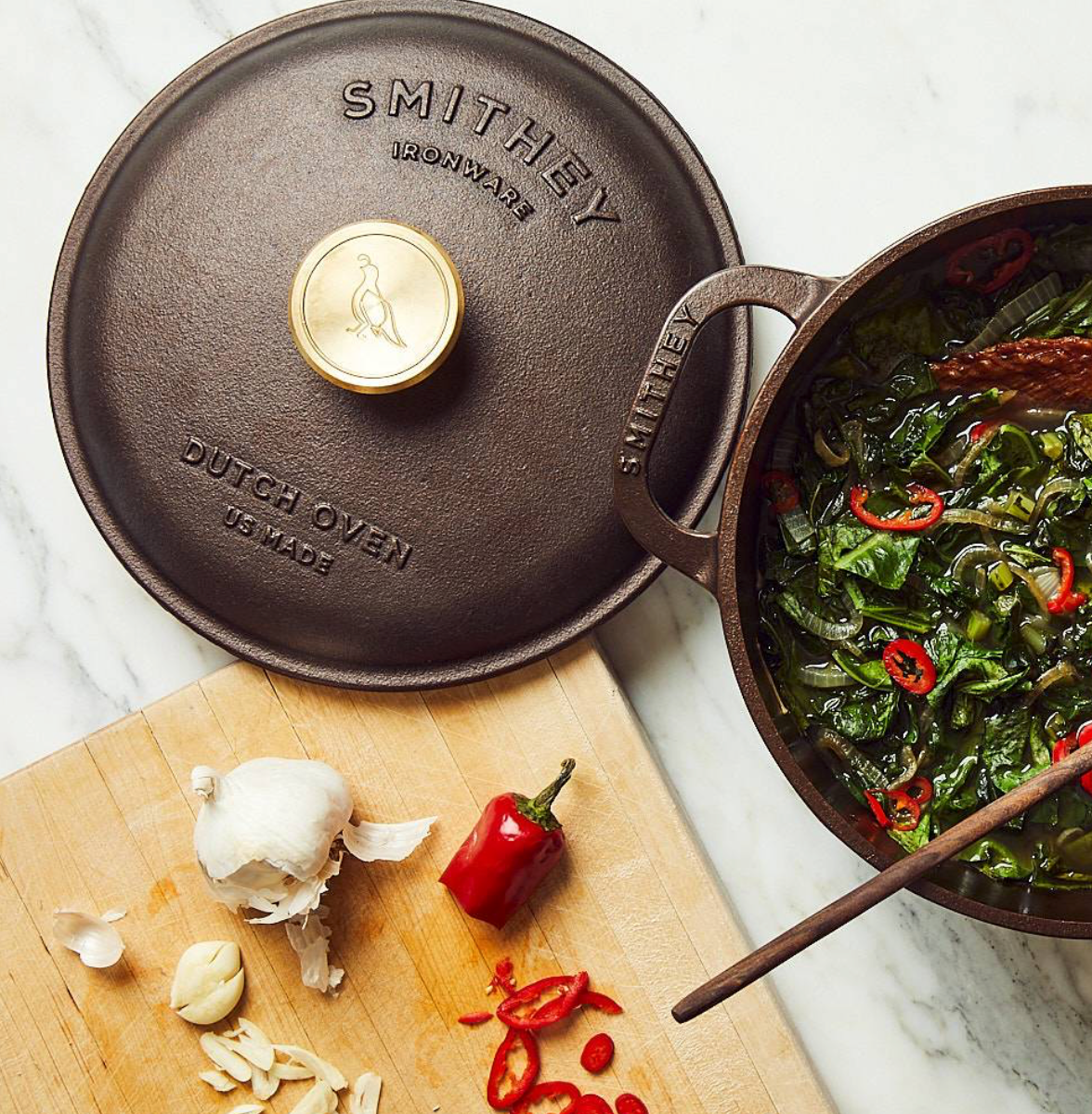 Smithey Ironware Dutch Oven 5.5 QT