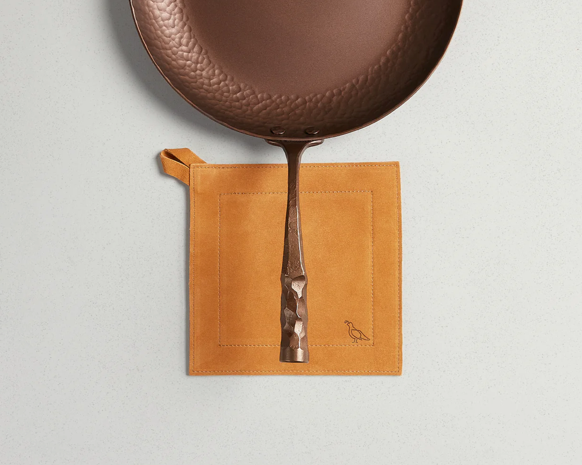 Smithey Ironware Suede Potholder