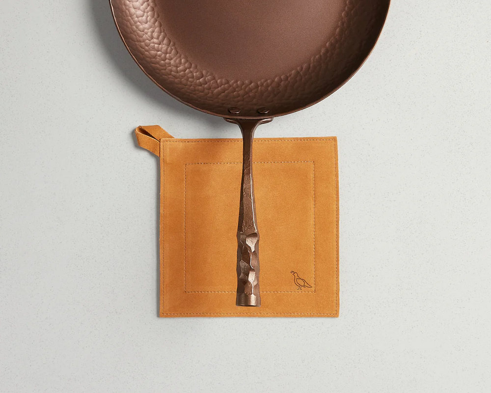 Smithey Ironware Suede Potholder