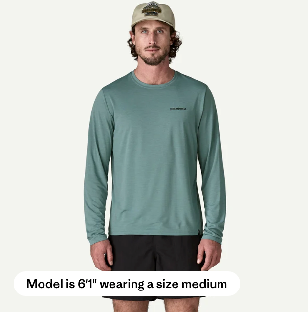 Patagonia Men's Long-Sleeved Capilene® Cool Daily Shirt - Fitz Roy Trout