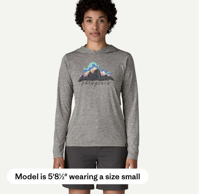 Patagonia Women's Capilene® Cool Daily Hoody - Fitz Roy Nimbus