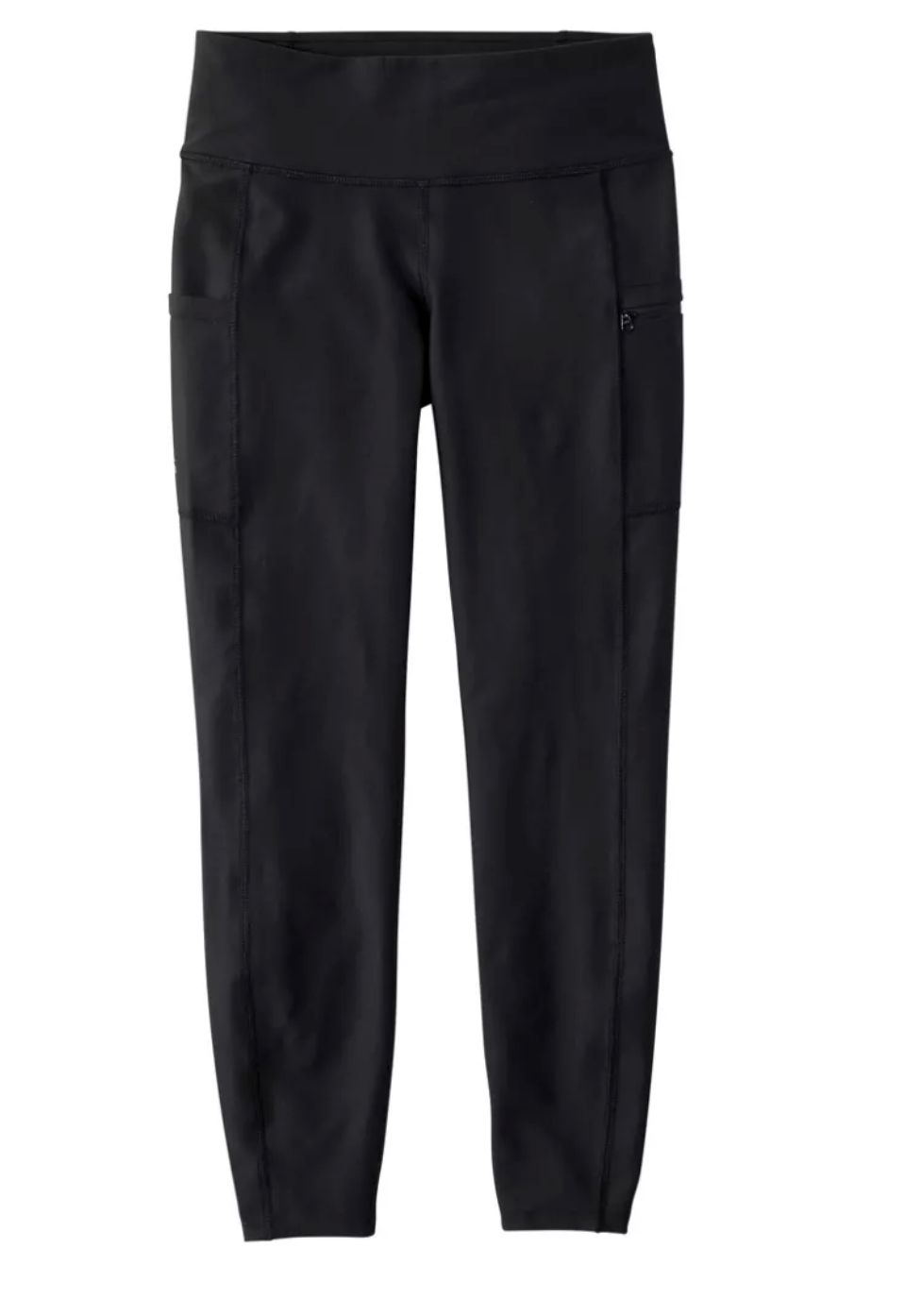 LL Bean Women’s Insect Shield Pro Leggings in black with high‑waist design, stretch fabric, and built‑in insect repellent technology.