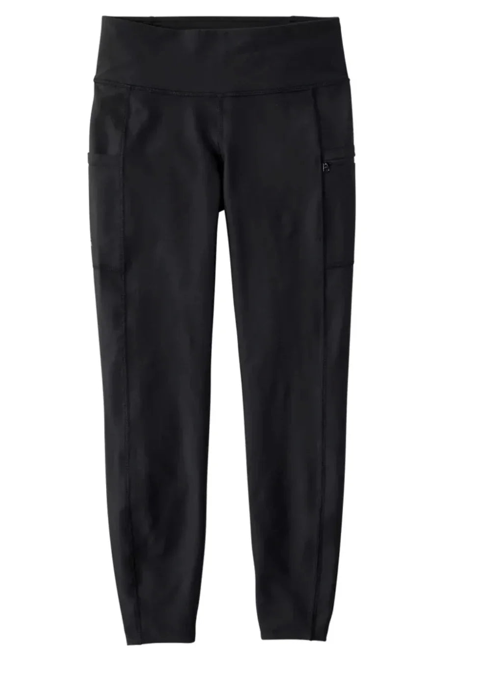 LL Bean Women’s Insect Shield Pro Leggings in black with high‑waist design, stretch fabric, and built‑in insect repellent technology.