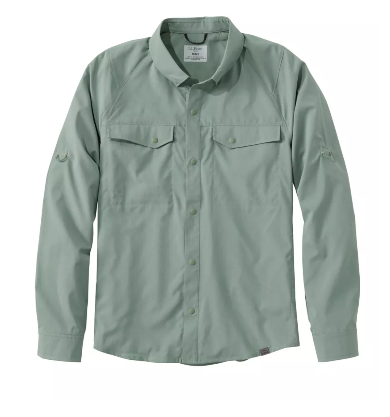 LL Bean Men's Tropicwear CoolPro Fishing Shirt, Long-Sleeve