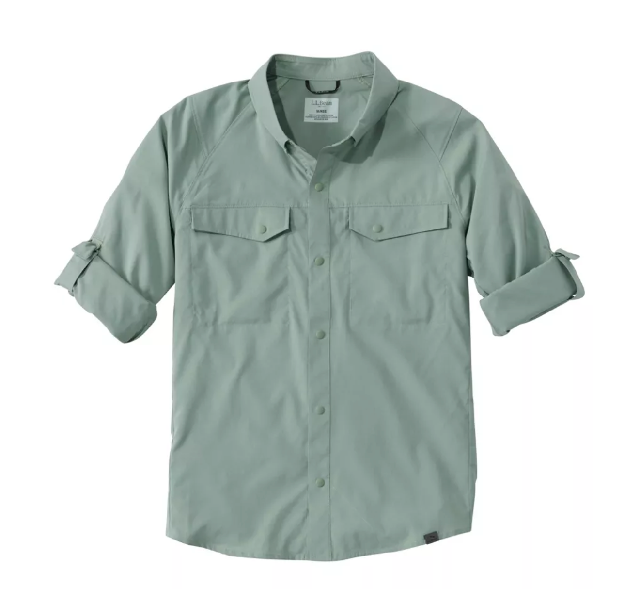 LL Bean Men's Tropicwear CoolPro Fishing Shirt, Long-Sleeve