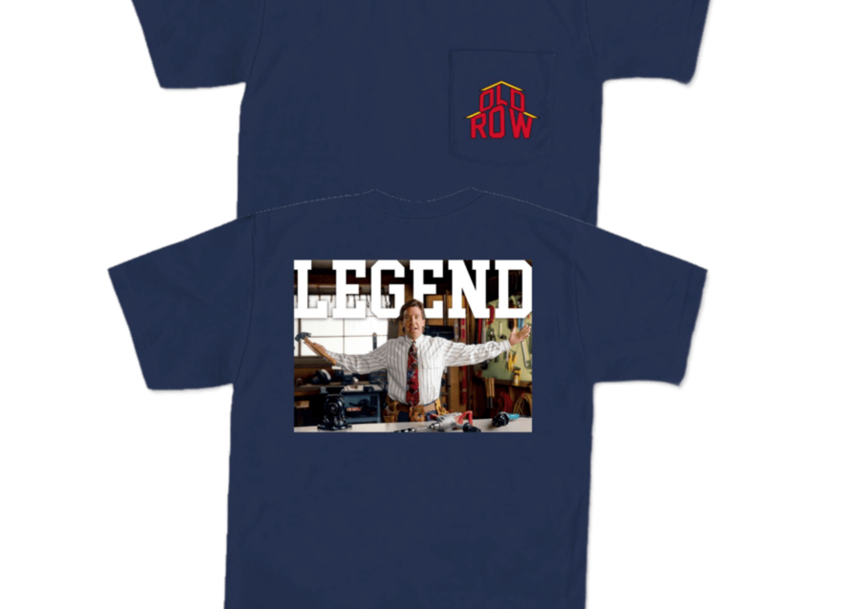 Old Row The Tool Man Legend SS Pocket Tee