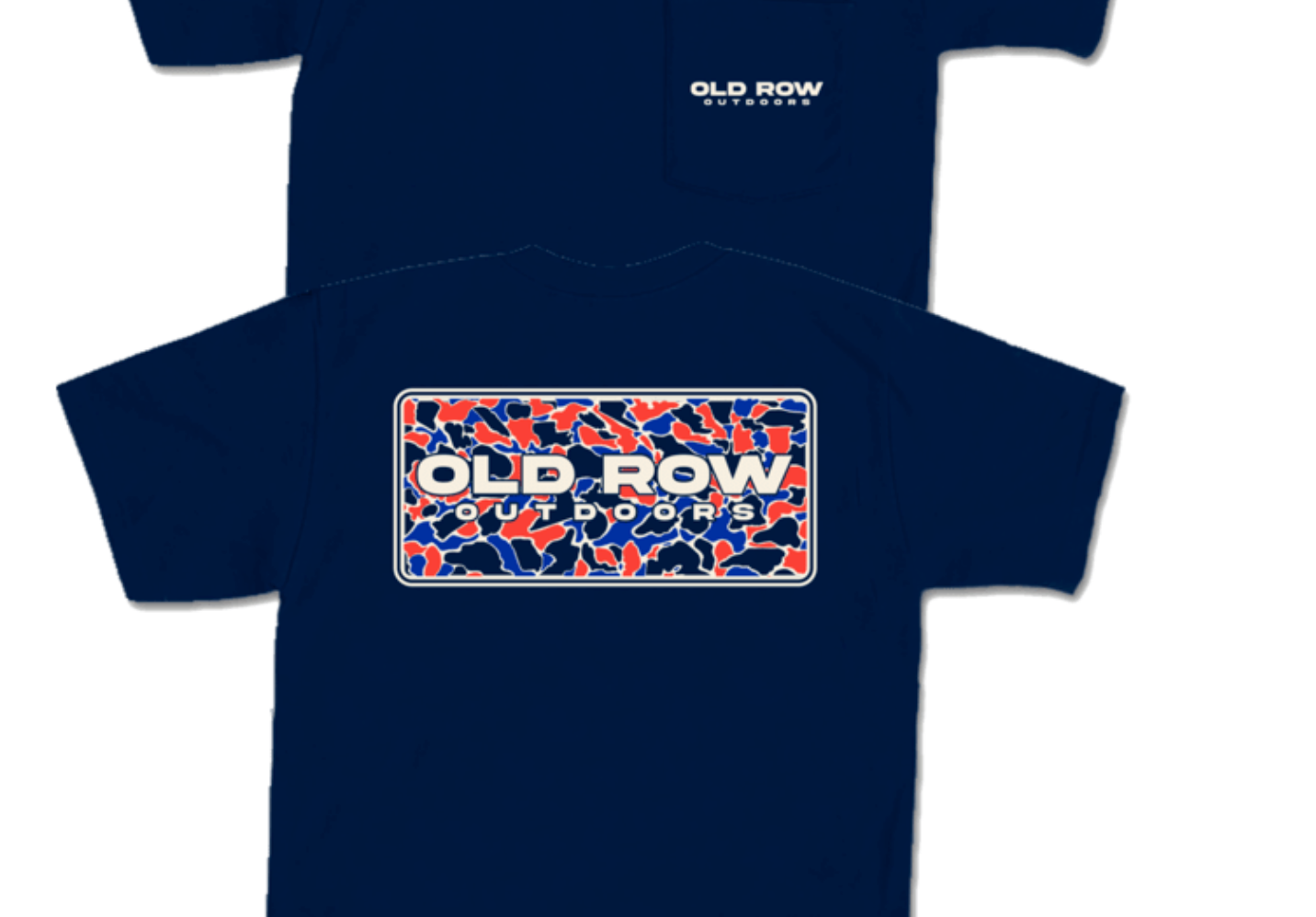 Old Row Camo USA SS Pocket Tee