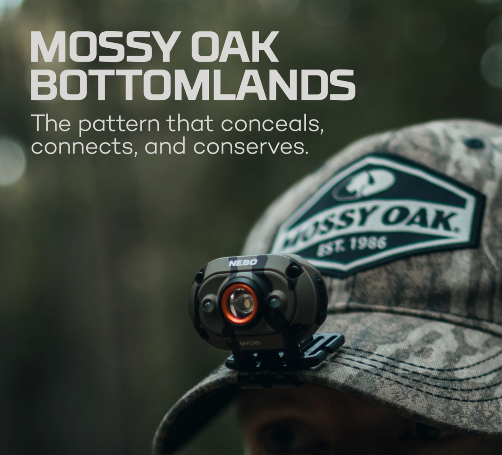Nebo MYCRO Headlamp Mossy Oak Bottomland