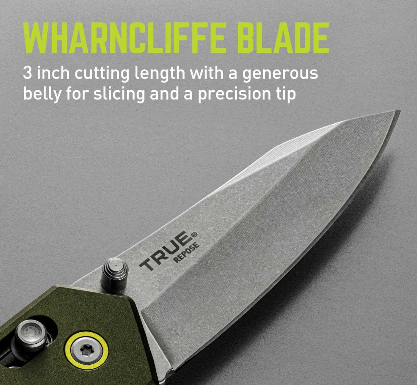 True REPOSE 3" Wharncliffe Knife