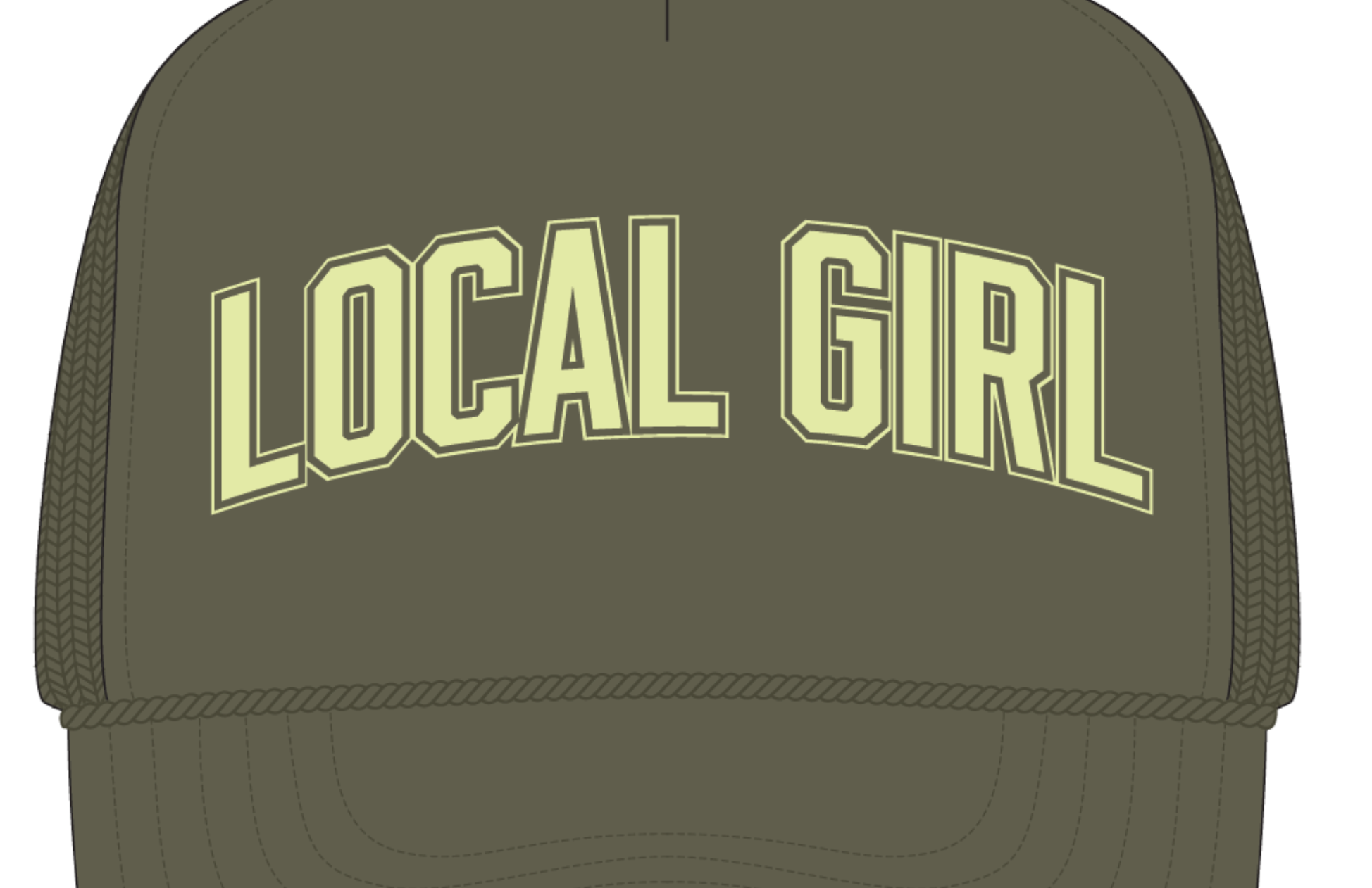 Local Girl Beachwood Foam Trucker Hat