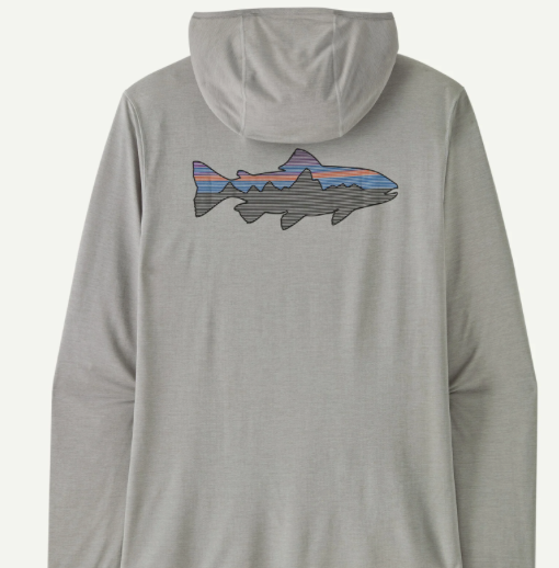 Patagonia men's Capilene® Cool Sun Hoody - Fitz Roy Trout