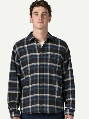 Patagonia Men's Long-Sleeved Lightweight Fjord Flannel Shirt