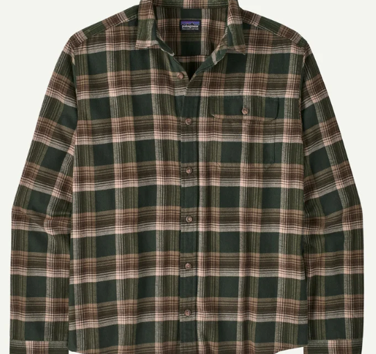 Patagonia Men's Long-Sleeved Lightweight Fjord Flannel Shirt