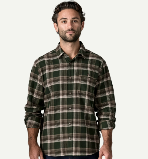 Patagonia Men's Long-Sleeved Lightweight Fjord Flannel Shirt